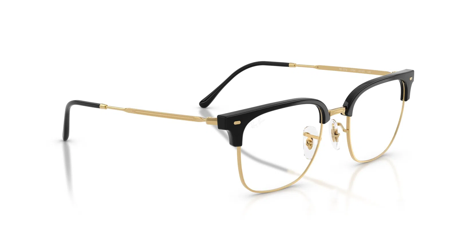 Ray-Ban New Clubmaster 7216 Eyeglasses - Blue On Gunmetal - view 115